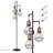 Crevan 65" Dimmable Rattan Tree Floor Lamp With 3 Bulbs Included-101633451