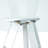 Dermio 4 - Person Glass Top Trestle Dining Set
