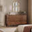 Angela Bedroom Dresser with 9 Drawer in Walnut Finish, Tall Dresser & Chest, 15.8"D x 55"W x 30.7"H-876310405