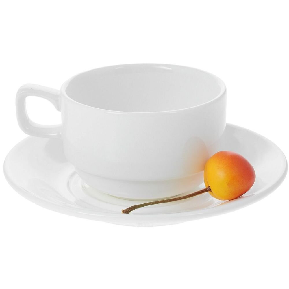 Wilmax Cappuccino Cup & Saucer