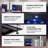 Yeego 24" Dual Zone Wine and Beverage Refrigerator, 20 Bottle & 60 Can Built-In Under Counter Wine Cooler, Front Venting