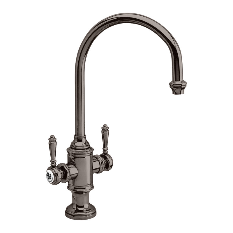 Hampton Two Handle Kitchen Faucet, Chocolate Bronze