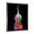 Impression argent sur toile encadrée