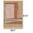 Terra Cotta Layered Block Rug