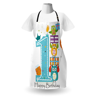 Birthday No Pattern Bib Apron