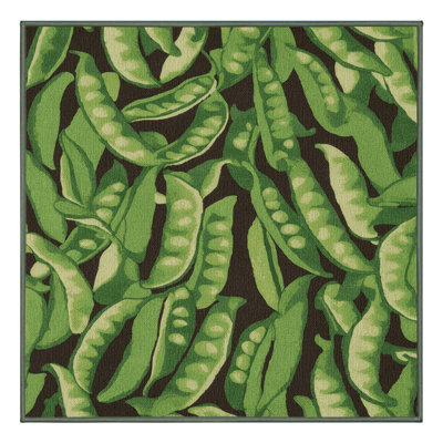  Tapis lavable avec pois et légumes