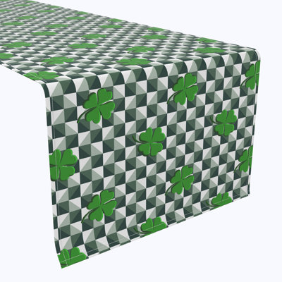 Larkste Infinity Shamrock Table Runner