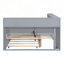 Lit de jour en bois double avec lit gigogne simple-1079800302-1079800297