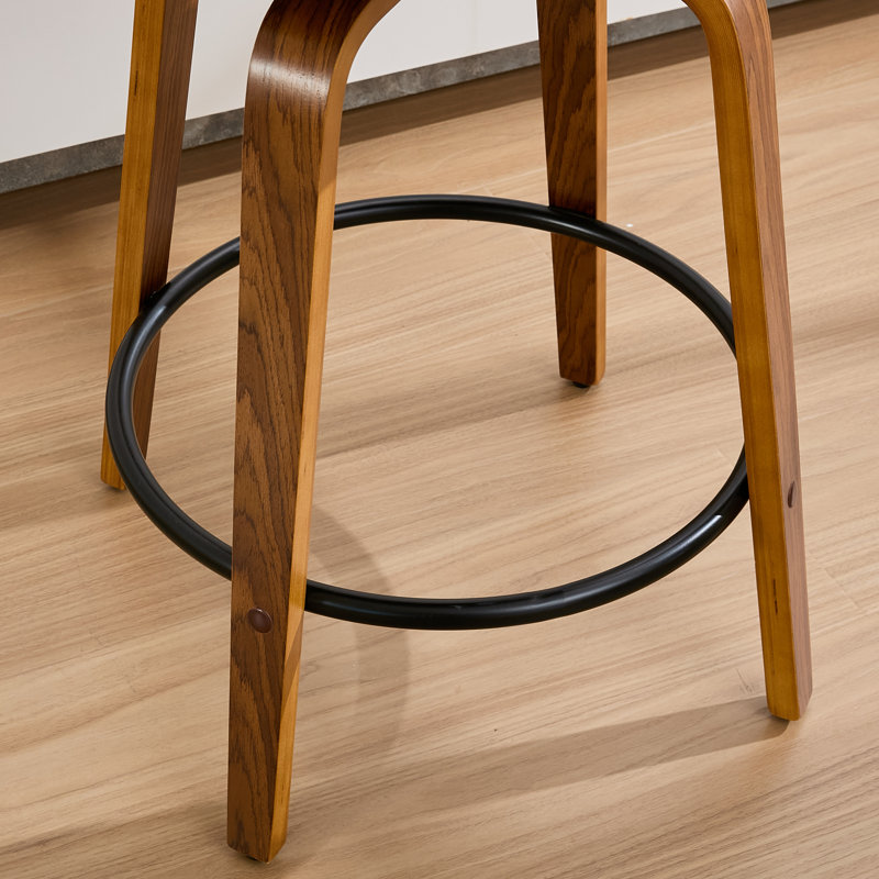 Tabourets de bar, Blanc, Tabouret de comptoir (assise à une hauteur de 26 
