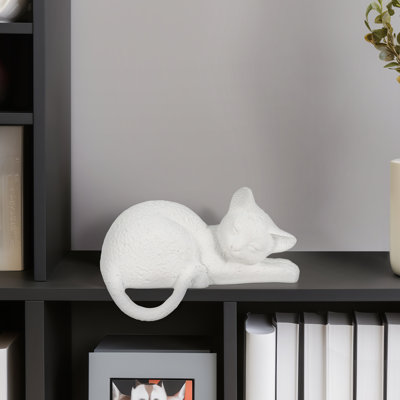 Ankney Kitty Figurines, White, Perfect for Decor