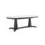 Bordeaux Oval Glass Dining Table