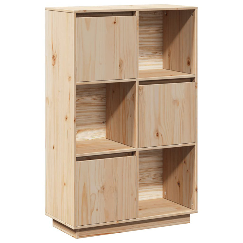 Preece 74cm Solid Wood Sideboard, Light Brown