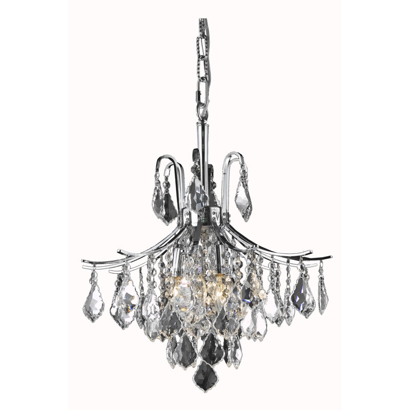 Hermanson 6 - Light Chandelier, Chrome