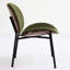 Chaise en tissu avec noyer. Design Mid-Century moderne, assise confortable, convient à divers thèmes. Cadre en noyer Sw1871gn. Apparence, assise, ajustement.-80740688
