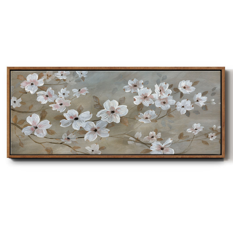 Dogwood Dream - toile encadrée, H 20 po x l 50 po