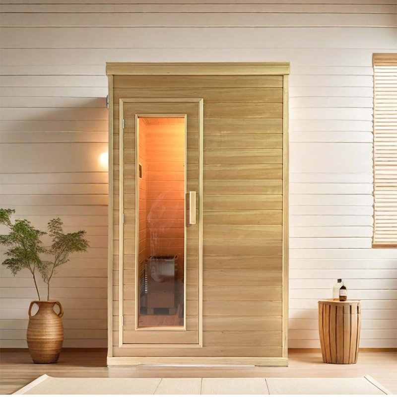 Sauna infrarouge en bois massif