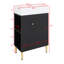 Petit meuble-lavabo 21,6 po avec lavabo, portes et tablettes de rangement-383875545