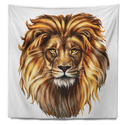 Roi lion aslan tapisserie Animal