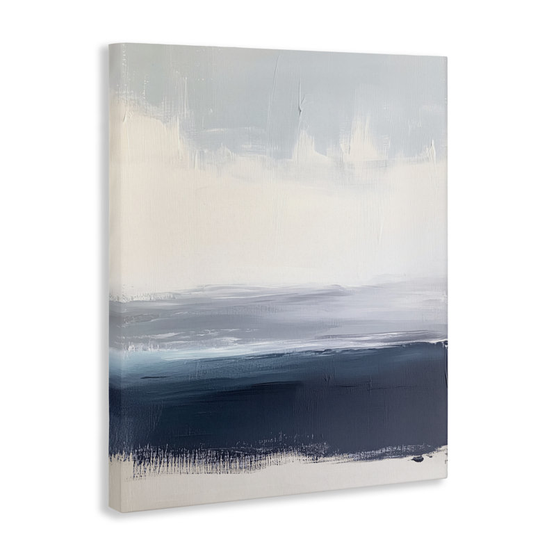 Toile de paysage marin Lunetta, design par Amanda Tsoukanelis, H 48 po x l 36 po