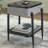 Devalious Glass Top End Table