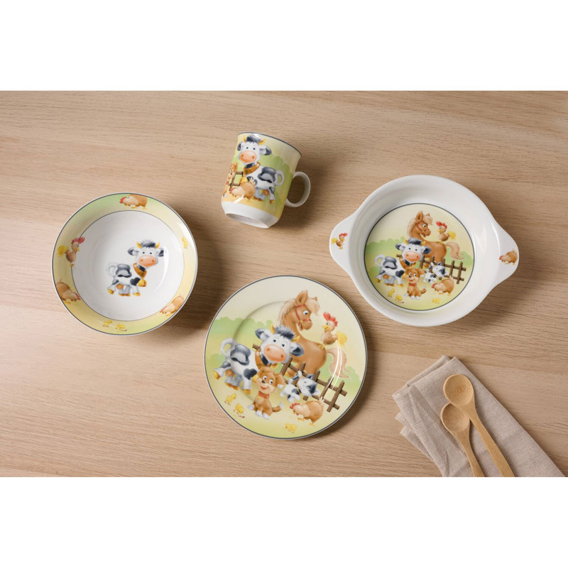 2-Piece Animal Motif Dinnerware Set