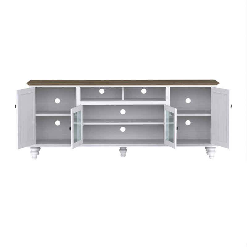White Tv Stand For Tvs Up To 70", White