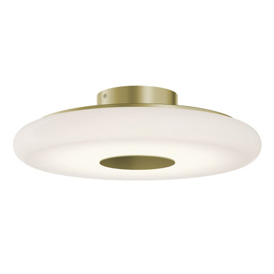 Hemby 18'' LED Semi-Flush - 30W - Light Antique Brass