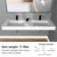 FRALIMK 18.9'' Solid Surface Rectangular Bathroom Sink