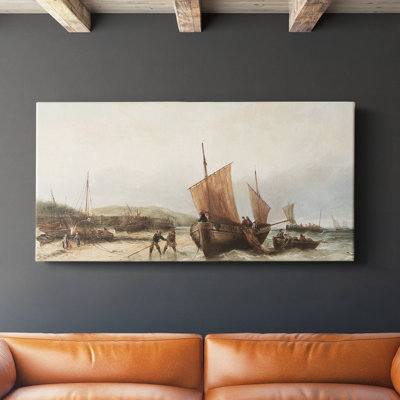 Série nautique-CCDXV- Toile tendue avec châssis - Prêt à accrocher