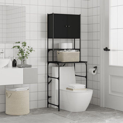Engineered Wood, Metal Bathroom Cabinet