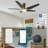 52'' Ceiling Fan with LED Lights-45063280