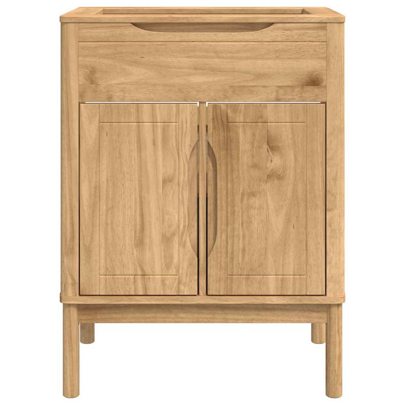 Bathroom Vanity with Basin, Brown