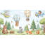 Papier peint mural fantaisiste avec motif de forêt fantaisiste-2080087265-2080087268