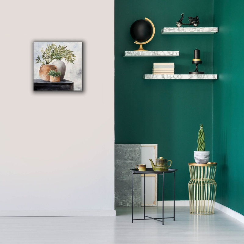 Art mural sur toile Epic Graffiti «Calm Still Life Dark 1» par Julia Purinton, H 18 po x l 18 po x P 0,75 po