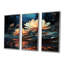 Rowlands - Ensemble de décoration murale Lotus-108459310-108459321