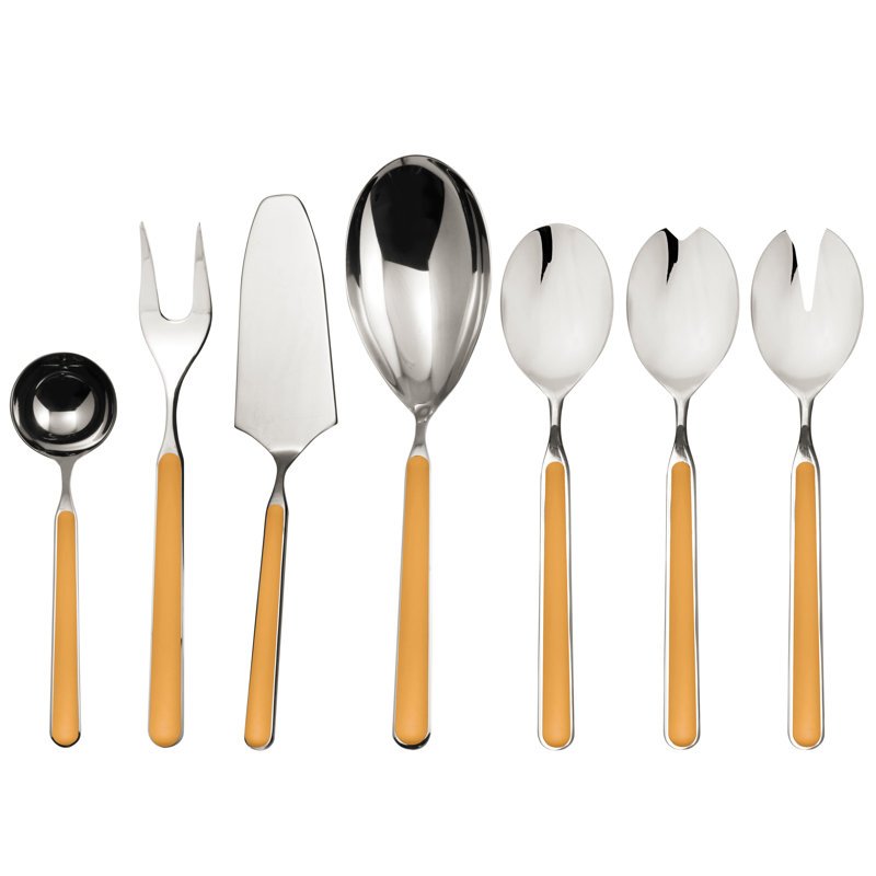 Fantasia 7 - Piece Hostess Set, Mustard