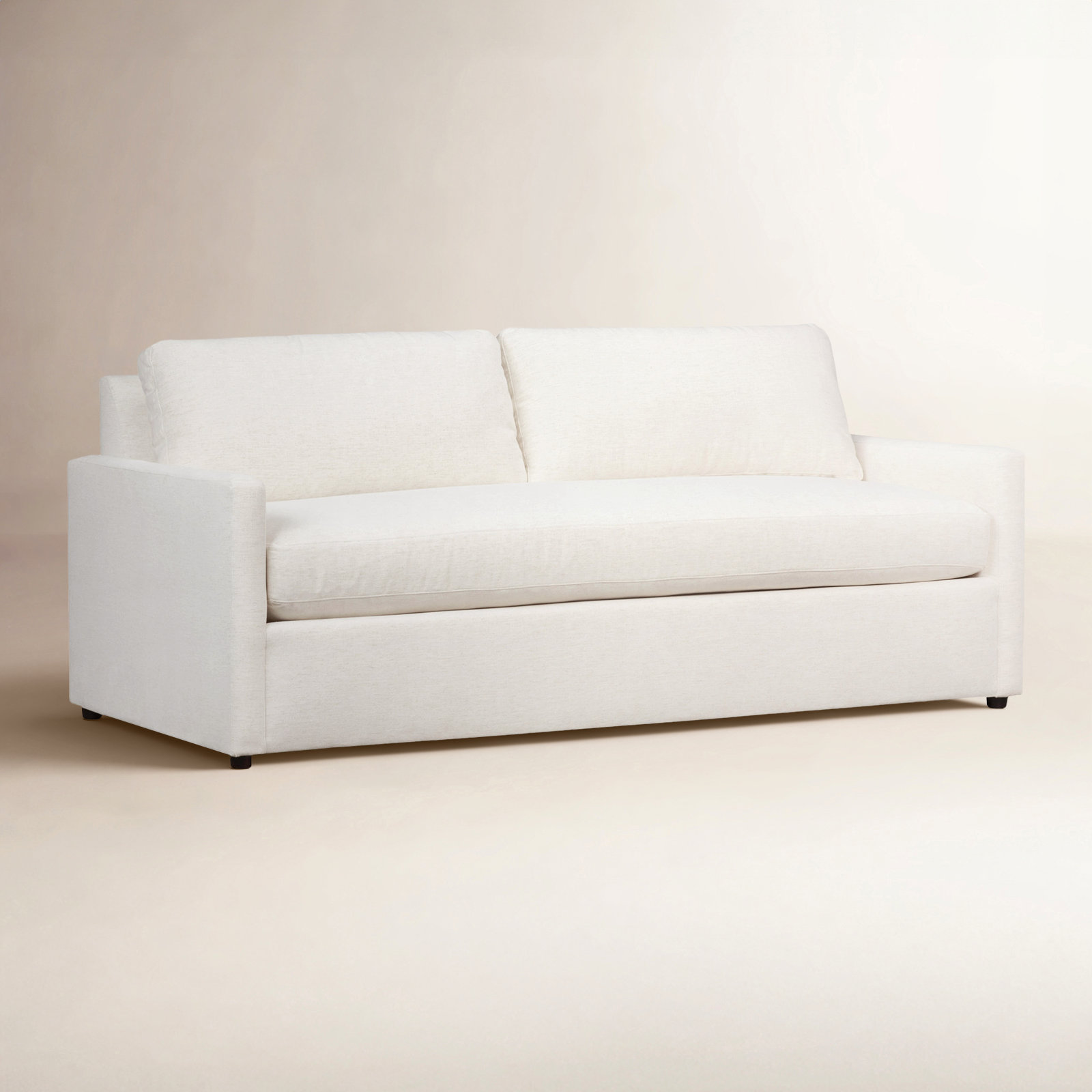 Damari 84'' Sleeper Sofa, Nomad Snow Crypton® Chenille