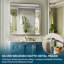 Miroir de salle de bain mural Llesenia-184043339-184043329-179273157