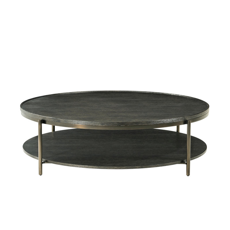 Repose Solid Wood Coffee Table, Charcoal