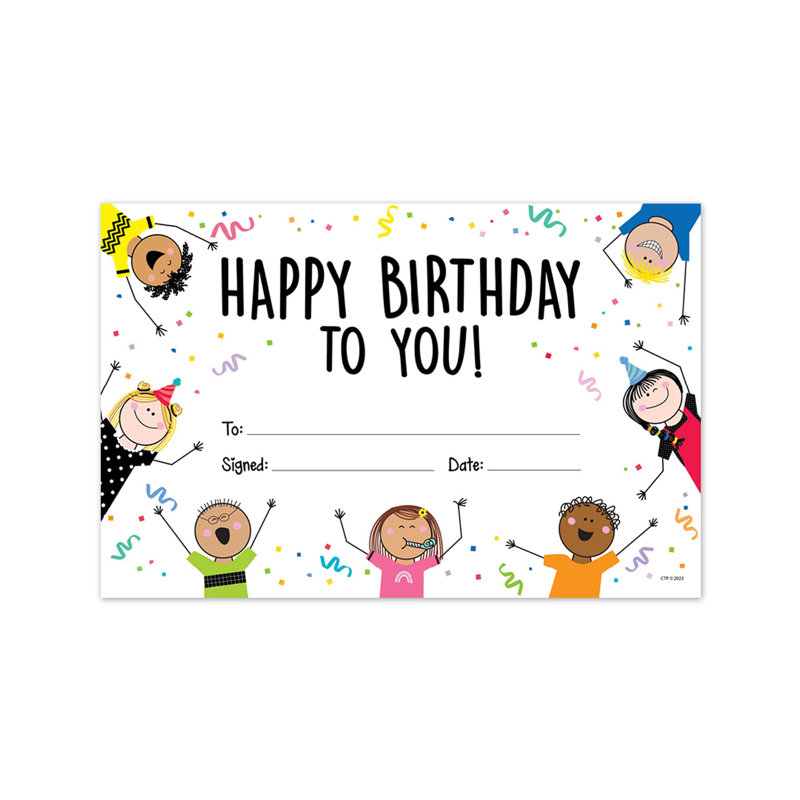 «Stick Kids Happy Birthday»