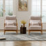 Bradbury 26'' Wide Transitional Traditional Upholstered Accent Chair with Lumbar Pillow(Set of 2)