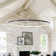 Stockham 1-Light Circle Chandelier Round Kitchen Island Pendant Remote Dimmable