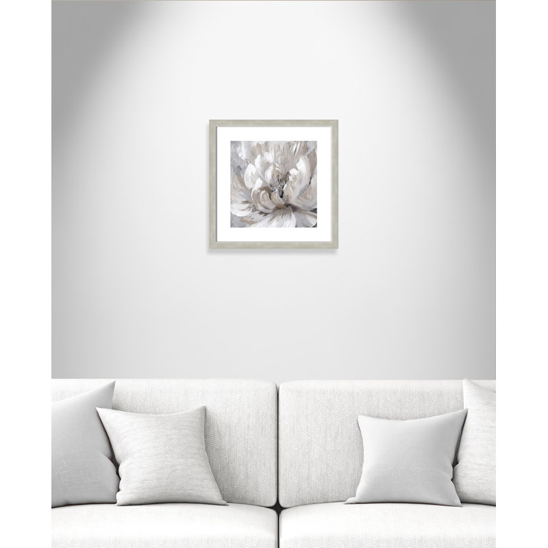 Éclat de printemps I - peinture encadrée, Papier avec cadre espresso foncé, H 32,5 po x l 32,5 po x P 2 po