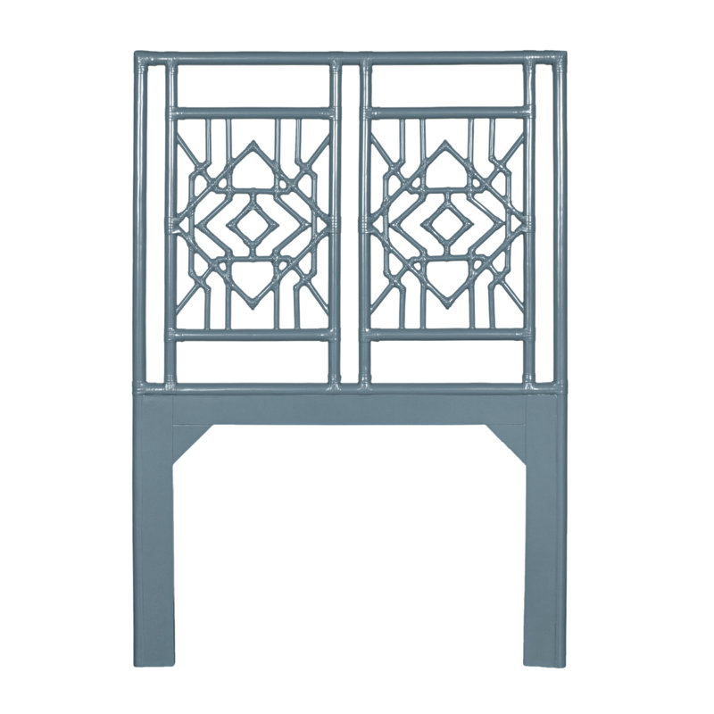Tulum Open-Frame Headboard, Twin, Regatta Blue
