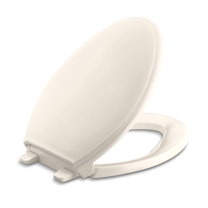 Glenbury Elongated Toilet Seat, Innocent Blush, Non Ready Latch