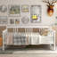 Lit de jour moderne en bois massif, multifonctionnel, taille simple-124917399