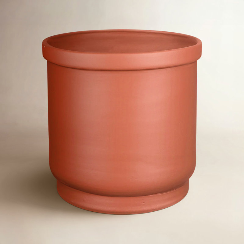 Pot de fleurs en terre cuite Privet, H 9,05 po x l 11 po x P 11 po