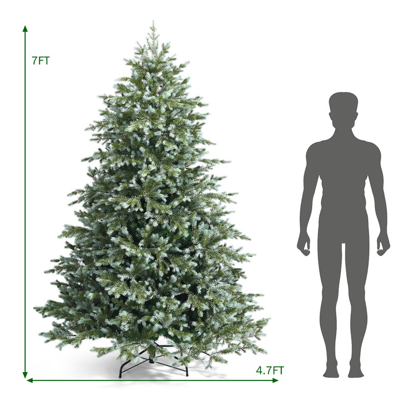 Arbre de Noël pin réaliste 84 po H 84 po