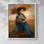 WOMEN Series CMLXVI - reproduction encadrée de qualité supérieure - prête à être accrochée - aucun clou requis-725783449-725783424