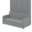 Lit escamotable double avec coussin-1491497977